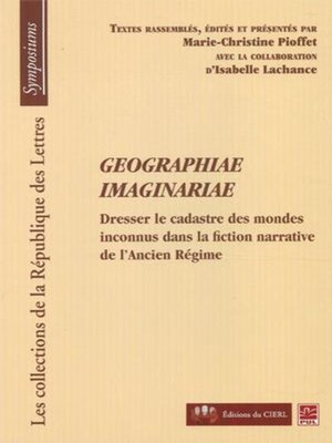 cover image of Géographie imaginaire